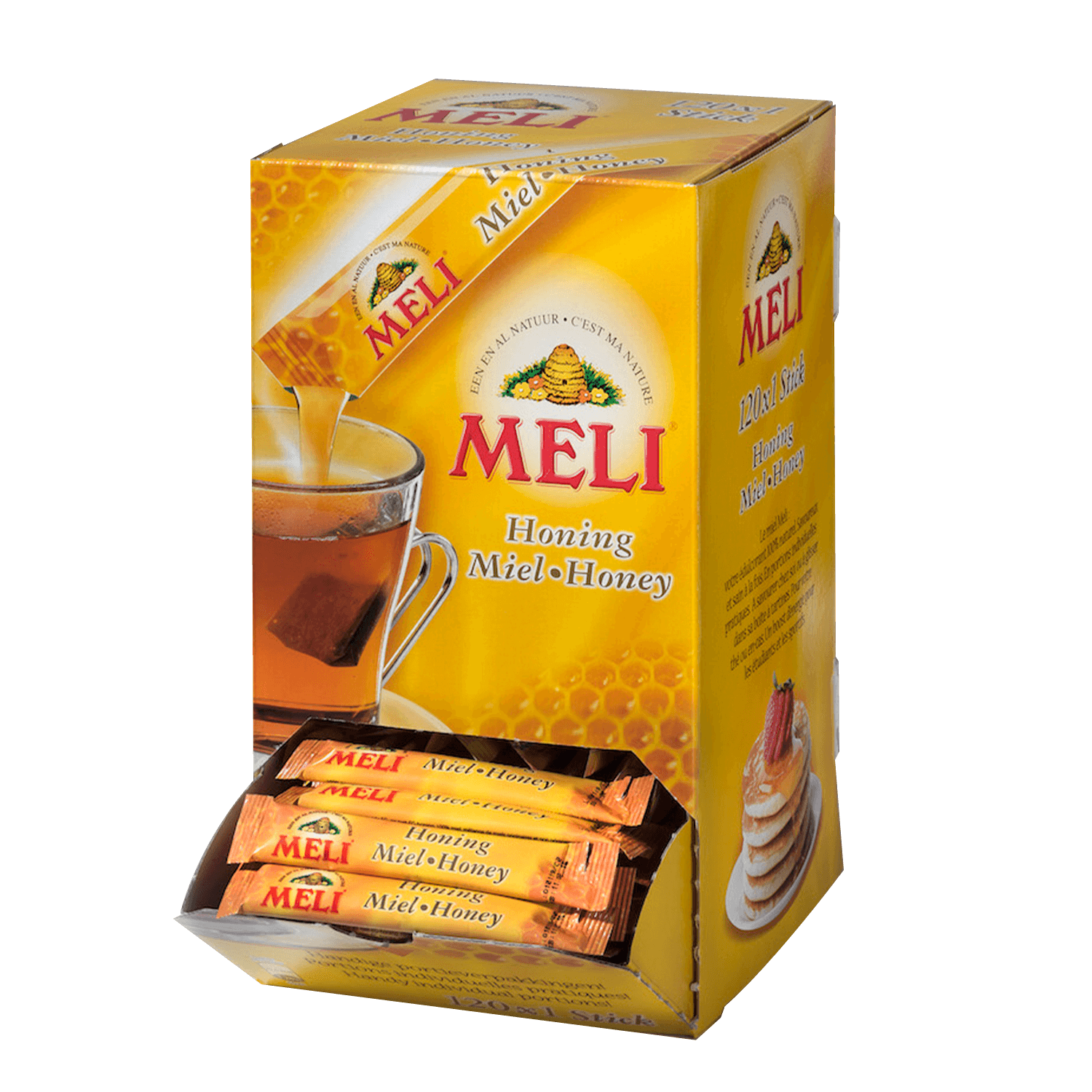 Bâtons de miel Meli 120x 8g - Meli webshop